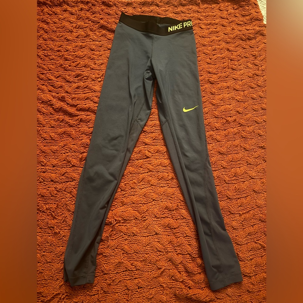 Nike NAVY BLUE W NEON GREEN LOGO. see next photo.